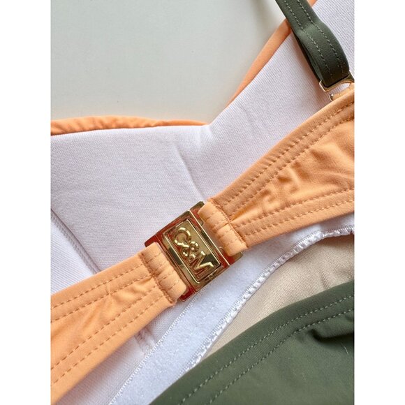 C&M CAMILLA AND MARC Carnivale Earth Green Orange One Piece Swimsuit, Size 4 - Picture 7 of 11